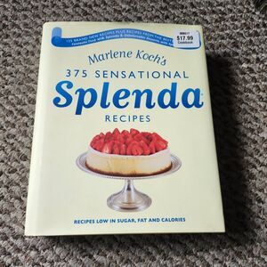 375 Sensational Splenda Recipes Marlene Koch 2004 Cookbook HCDJ Low Sugar